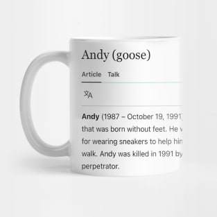 Andy the Goose Mug
